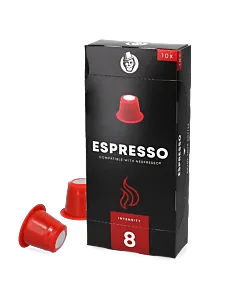 Kaffekapslen Espresso paquet et capsule pour Nespresso&reg;