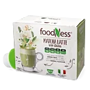 FoodNess Matcha Latte paquet et capsule pour Dolce Gusto
