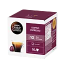 Nescafé Doppio Espresso paquet et capsule pour Dolce Gusto
