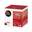 Nescafé Espresso Roma paquet et capsule pour Dolce Gusto
