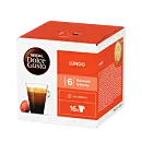 Nescafé Lungo paquet et capsule pour Dolce Gusto
