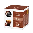 Paquet et capsule Nescafé Lungo Intenso pour Dolce Gusto