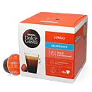 Nescafé Lungo Decaffinato paquet et capsule pour Dolce Gusto
