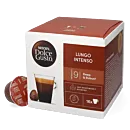 Paquet et capsule Nescafé Lungo Intenso pour Dolce Gusto