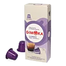 Gimoka Lungo paquet et capsule pour Nespresso
