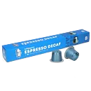 Kaffekapslen Espresso Decaf Premium paquet et capsule pour Nespresso
