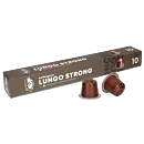 Kaffekapslen Lungo Strong Premium paquet et capsule pour Nespresso
