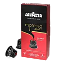 Lavazza Espresso Classico paquet et capsule pour Nespresso
