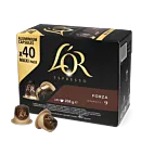 L'OR Forza 40 paquet et capsule pour Nespresso
