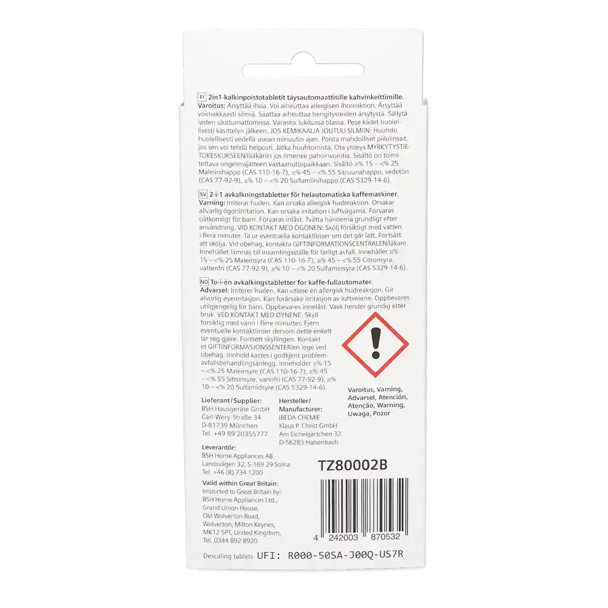 Siemens\u0020Tablettes\u0020de\u0020D\u00E9tartrage\u0020TZ80002B