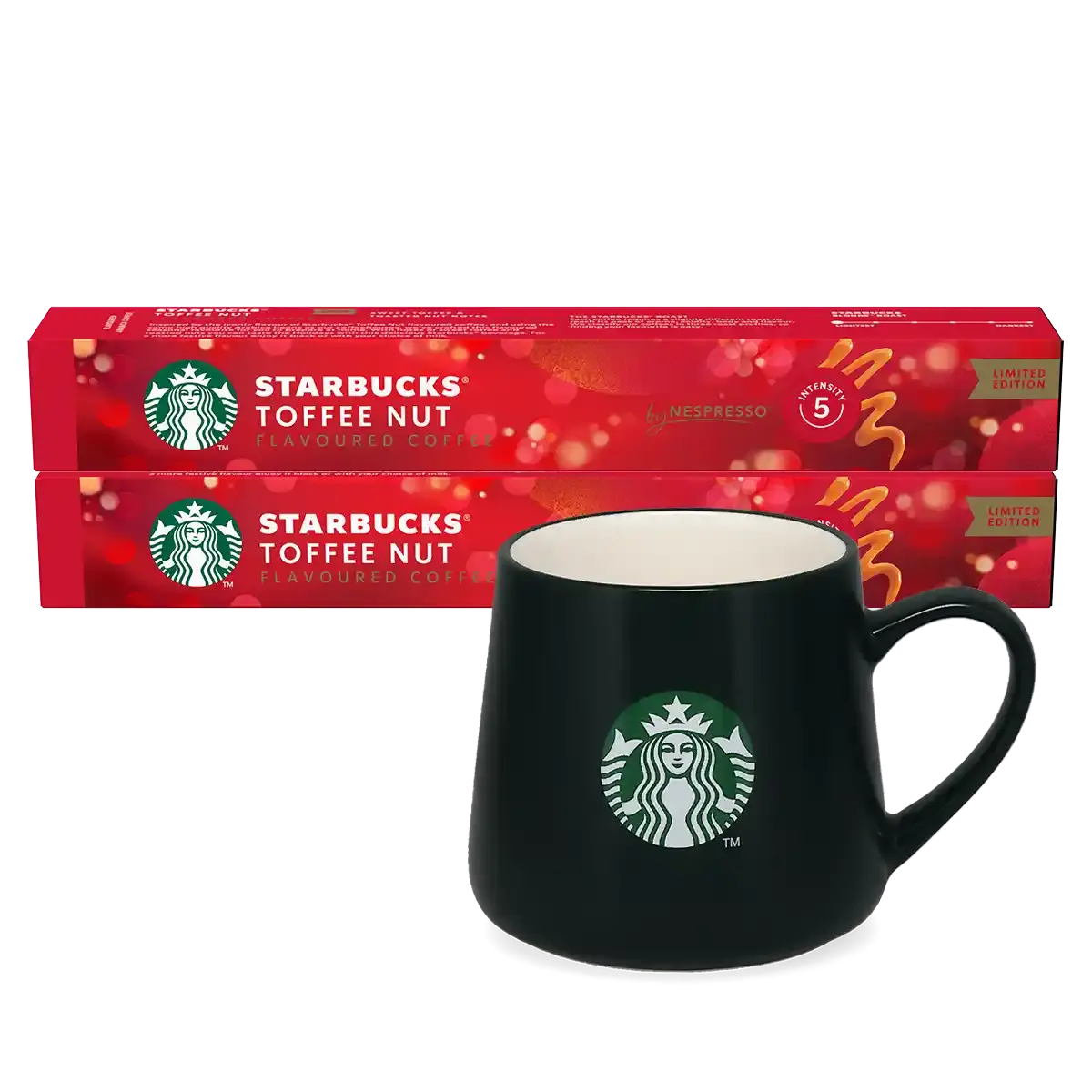 Pack Toffee Nut + tasse vert foncé