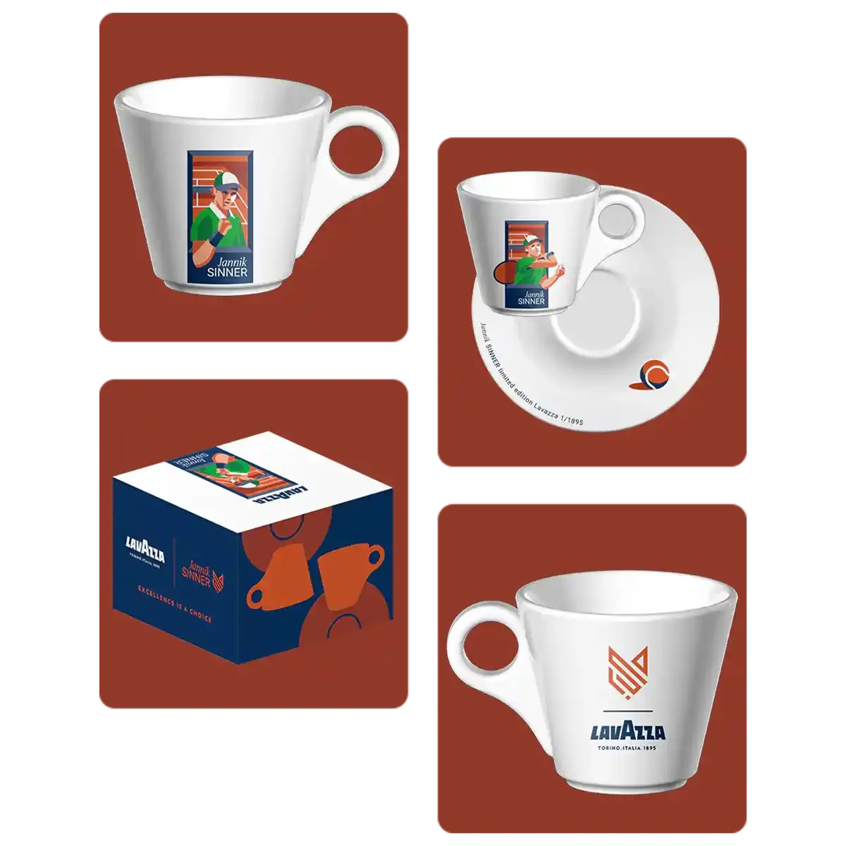 Jannik Sinner Clay Edition set expresso