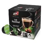 Café René Café Hazelnut paquet et capsule pour Dolce Gusto
