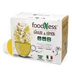 FoodNess Ginger & Lemon paquet et capsule pour Dolce Gusto
