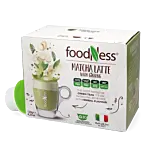 FoodNess Matcha Latte paquet et capsule pour Dolce Gusto
