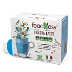 FoodNess Unicorn Latte paquet et capsule pour Dolce Gusto
