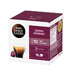 Nescafé Doppio Espresso paquet et capsule pour Dolce Gusto
