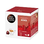 Nescafé Espresso Roma paquet et capsule pour Dolce Gusto
