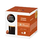 Nescafé Grande Intenso paquet et capsule pour Dolce Gusto