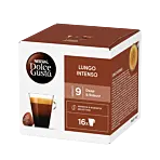 Paquet et capsule Nescafé Lungo Intenso pour Dolce Gusto