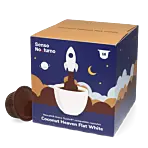 Senso Nocturno Coconut Heaven Flat White paquet et capsule pour Dolce Gusto
