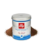 Café moulu décaféiné 125g d'illy
