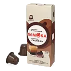 Gimoka Espresso Cremoso paquet et capsule pour Nespresso
