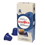 Gimoka Espresso Decaffeinato paquet et capsule pour Nespresso
