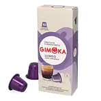 Gimoka Lungo paquet et capsule pour Nespresso
