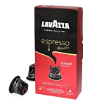 Lavazza Espresso Classico paquet et capsule pour Nespresso
