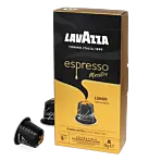 Lavazza Lungo paquet et capsule pour Nespresso
