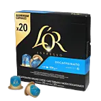 L'OR Decaffeinato XL paquet et capsule pour Nespresso
