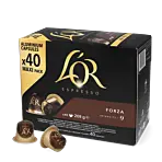 L'OR Forza 40 paquet et capsule pour Nespresso
