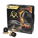 L'OR Double Ristretto package and capsule for L'OR BARISTA