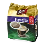 Café René Espresso paquet et dosettes pour Senseo